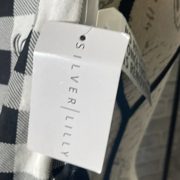 NWT Silver Lilly Oh Deer Slim Buffalo Plaid Flapjack Pajamas - Picture 10 of 17